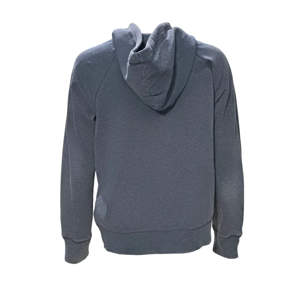 Aeropostale 87 Navy Blue Full Zip Hoodie Drawstring Hood Front Pockets Medium - Picture 3 of 10